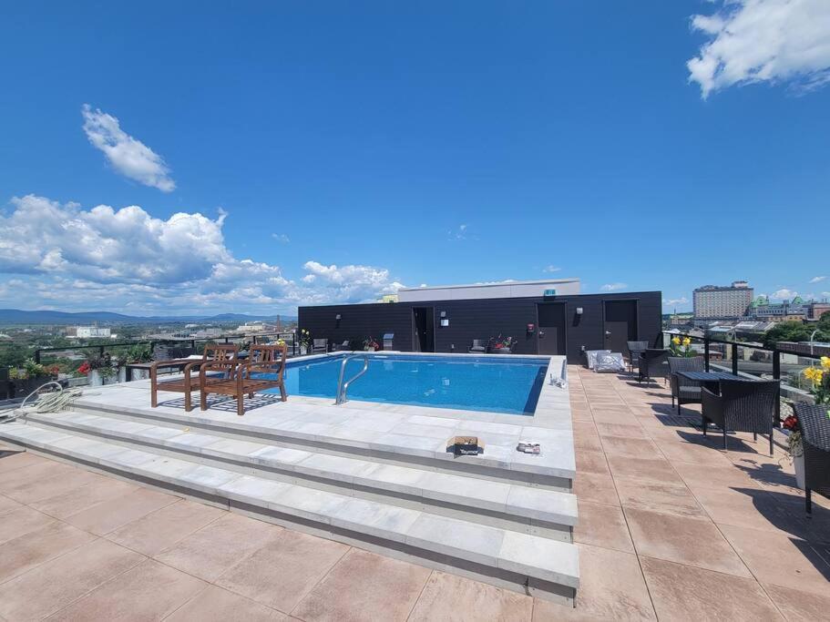 Condo 2 Ch - 500M Vieux-Quebec & Gym Экстерьер фото
